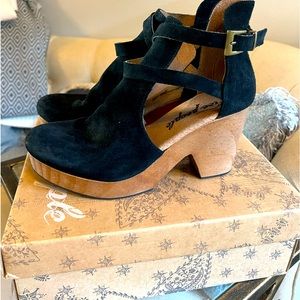 Free People Womens black Clog